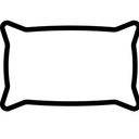 2 Pcs White Pillows 19inch x 21