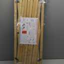 Hoomall Retractable Dog Gate Expandable Dog Fence Wooden Screen Door Accordion Gates Portable for Doorways Pet Gate Pet Safety Patio Garden Lawn