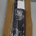 H.VERSAILTEX Wrap Around Black Curtain Rod for Windows 18.5 to 88.5 Inch, 3/4 Inch Adjustable Heavy Duty Blackout Curtain Rods Telescoping Curved Drapery Rods for living room Indoor/Outdoor