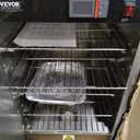 VEVOR Hot Box Food Warmer, 5-Tier Concession Warmer with Water Tray, 5 Pans, Single-Door and Adjustable Shelves, Stainless Steel Food Warmer Cabinet, Ideal for Storing Pizza, Chicken, Restaurant