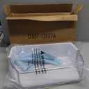 AMI PARTS DA97-12657A (not DA97-12650A) Refrigerator Door Shelf (LEFT) fit for Samsung Refrigerator Parts RF260BEAESR RF261BEAESR RF261BEAESP Replaces AP5621270 DA63-06867 With Cleaning Cloth