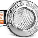 SURAIELEC 6 Inch Small LED Spa Light for Inground Pool, 120V AC 10W Underwater Pool Light, Cool White 6000K, Fits Pentair and Hayward Wet Niches, IP68 Waterproof, 50 FT Cord