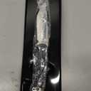 Kizer Ursa Major Fixed Blade Knife, 4.43" AEB-L Blade Hunting Survival Knife with Ergonomic Black G10 Handle, Full Tang EDC Camping Knives with Sheath & Hexagon Hole for Outdoor Activities, 1082A1