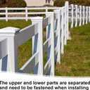 Sasylvia 2 Pcs 4 x 4 Inch Vinyl Fence Post Caps (Actual 4x4), White PVC England Style Cap Top Pyramid Square Waterproof UV Resistant Decorative Vinyl Fence Post Caps