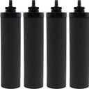 Larayci Water Filter Replacement for Berkey® BB92 Black Activated Carbon Filters, Compatible with Berkey® Gravity Water Filter System, Pack of 4