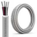 FairySandy 25' 4/0-4/0-4/0-2/0 SER Aluminum Service Entrance Cable 600V Aluminum 4/0 Wire for Mobile Homes & Home Services