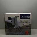 MatinalWalkers for Seniors, Rollator Walker with Seat, Walkers for Seniors with seat, 350 lb Capacity, with 8'' Big Wheels, Rolling Walker (Burgundy) (Red)