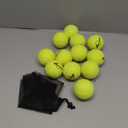 Magicorange Tennis Balls, 12 Pack Advanced Training Tennis Balls Practice Balls, Come with Mesh Bag for Easy Transport, Good for Beginner Training Ball (Green)
