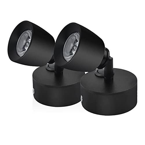 Luxvista 12V RV Lights Interior Reading Lamp, LED Bedside Lamp 3W RV Wall Sconce Light Fixtures Rotatable RV Spotlight for Boat Camper Motorhome Van Marine Trailer Truck -Warm White 3000K