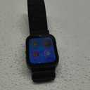 Kids Smart Watch for Boys Girls Aged 4-12, 1.83'' HD Touch Screen with 30 Games and 140 Learning Cards, Music Player Camera Pedometer Story Telling, Black