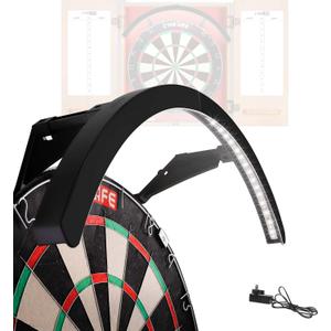 CyeeLife Dartboard LED Lighting System for Steel Dart Board,2 Parts&Easy to Install,ZD08B