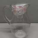Amazing Abby - Bubbly Grand - Plastic Pitcher (96 oz, 3 Quart), Clear Water Pitcher with Lid, Fridge Jug, BPA-Free, Shatter-Proof, Great for Iced Tea, Sangria, Lemonade, Juice, Milk, and More