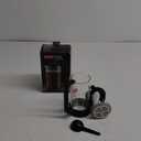 Bodum 12 oz Brazil French Press Coffee Maker, High-Heat Borosilicate Glass, Black - Made in Portugal
