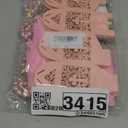 J6&H6 100 pcs Pink Baptism Favors Set includes Angel Mini Rosary, Pink Drawstring Organza Bags, Thank You Cards, and Cross Boxes For Baptism Recuerdos Christian Gifts First Communion Baptism