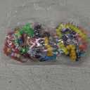 24 Pcs Music Party Bracelets Rave Kandi Bracelets Wear and Trade Handmade Party Trinkets Vibes Alphabet Plur Music Festival Accessories Different Phrases Every Time for Women Men