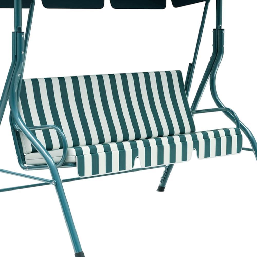 GORGECRAFT Garden Seat Cover for Rocking Chair 51"x18"x3" Patio Porch Swing Seat Cover Replacement 600D Thickened Oxford Swings Chair Bench Waterproof Porch Swings Cushion for Outdoor Yard