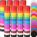 Nuanchu Tempera Paint Cakes 15 Colors Washable Art Supplies, 120 Pcs, 1 Count