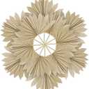 10 Pcs Dried Palm Leaves Small Boho Palm Leaves Decor Natural Dried Palm Fans Boho Flowers Arrangements for Wedding Table Home Bouquets Leaf Boho Party Decorations
