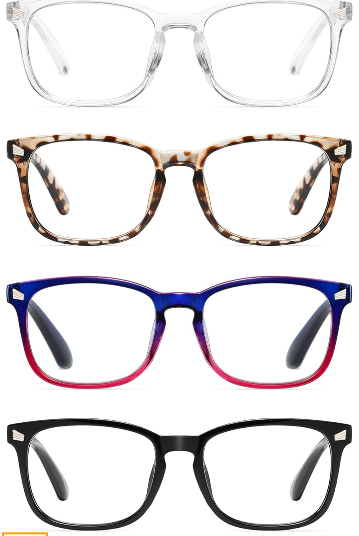 Reading Glasses for Women/Men, Eyeglasses, Blue Light Readers for Women/Men, Computer Eye Glasses, Cheaters, 1.0