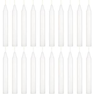Assorted Unscented Candle Set 20 Pcs