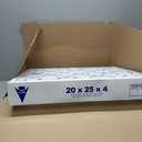 BNX TruFilter 20x25x4 (19.5 x 24.5 x 3.63 Slim Fit) MERV 13 Air Filter (2-Pack) - MADE IN USA - Air Conditioner HVAC AC Furnace Filters Health, Allergies, Mold, Bacteria, Smoke, MPR 1900 FPR 10