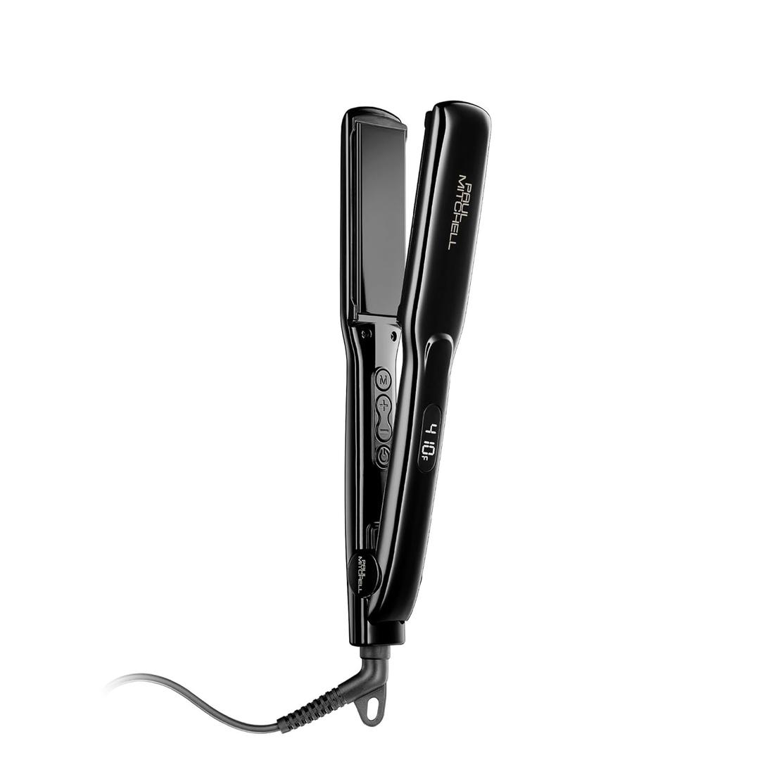 Paul Mitchell Smooth+ Ceramic Flat Iron, Adjustable Heat Settings, for Smoothing + Straightening (1.25" CeraShine ceramic plates, Black) Paul Mitchell Smooth+ Ceramic Flat Iron, Adjustable Heat Settings, for Smoothing + Straightening (1.25" CeraShine ceramic plates, Black)