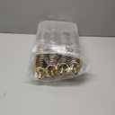 bUCLA 100 Pack Gold Plastic Champagne Flutes - 5OZ Plastic Champagne Glasses With Gold Rim - Premium Quality Gold Disposable Cups-Ideal for Thanksgiving Party, Weddings