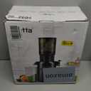 Cold Press Juicer Machines,Fretta Slow Masticating Juicer Machines with 4.25" Large Feed Chute,Fit Whole Fruits & Vegetables Easy Clean Self Feeding,High Juice Yield,BPA Free (Blue) (1.0 L)