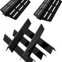 X Home Flavorizer Bars and Heat Deflectors Replacement for Weber Genesis 300 Series, Genesis E/S 310, E/S 320, E/S 330 (Front-Mounted Control), Porcelain-enameled, for Weber 7620, 7622, 7-Pack