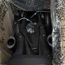 WALK MATE 3 Wheel Rollator Walker with Seat for Slim Seniors, Padded Backrest Lightweight Foldable Travel Walker Ideal for Elderly, 8 Inch Tri-Wheel Modern Mobility Walking Aid Aluminum, Black