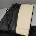 Back Seat Extender for Dogs, Hard Bottom Dog Car Seat Cover for Truck Back Seat, Dog Hammock for Car, Upgraded PU Leather Material, Larger Space, Holds 400lbs (XL, Black+Orange)