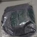 Smiry Picnic Table Cover with Bench Covers, Waterproof Elastic Fitted Polyester Tablecloths for 8 Ft Rectangle Tables, Washable Windproof Tablecloth for Camping, RV & Outdoor (Black, 30x96 Inches)