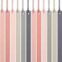 Kosiz 12 Pcs Leather Bookmarks Colorful Engravable Blank Leather Bookmarks Back to School Gifts for Men Women Teachers Students Book Lovers Reading Supplies (Pink)