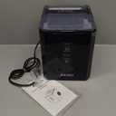 Aeitto Ice Makers Countertop, 9 Ice Cubes Release in 6 Mins, 26Lbs/24H, 2 Sizes of Bullet Ice Machine,Self-Cleaning Portable Ice Maker with Ice Scoop and Basket for Home Kitchen Office RV Bar, Black