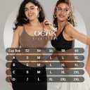 OEAK Womens Wireless Bras Comfortable Push Up Bra Smooth U Neck Bralette Full Coverage Bras Seamless Tshirt Everyday Bras (XX-Large, Coffee)