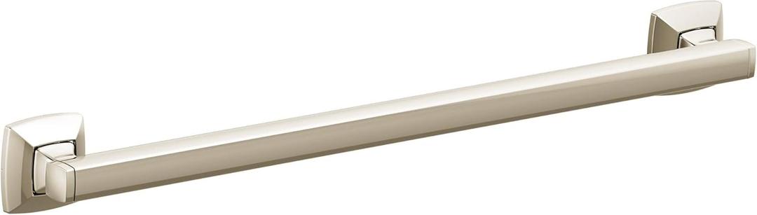 Moen YG5118NL Bathroom Safety 18-Inch Stainless Steel Transitional Bathroom Grab Bar, Polished Nickel