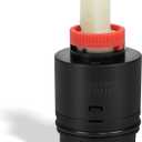 N40HKC Shower Cartridge Replacement H75.5mm,Fit for SR SUN RISE Shower Cartridge,Black 40mm Shower Faucet Cartridge, for Tub/Shower Faucet, Shower Mixer Valve, Ceramic Shower Single Lever