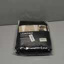 LEMOMO Black Blackout Curtains 52 x 63 Inch Length/Set of 2 Curtain Panels/Thermal Insulated Room Darkening Curtains for Bedroom and Living Room