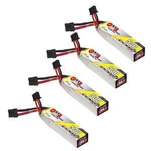 GAONENG 4PCS GNB 850mAh 2S 7.6V 60C HV LiPo Battery with XT30 HV for 60-130mm Brushless FPV Drone Emax Tinyhawk II Mico FPV Racing Drone Quadcopter