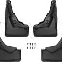 Powerty Custom Fit for Mud Flaps Toyota RAV4 2025 2024 2023 2022 2021 2020 2019 Splash Guards Molded Front and Rear Fender Cover Black ABS 4Pcs Set Hybrid Accessories (Not Fit for 2021 RAV4 Prime)
