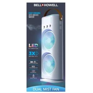 Bell+Howell Dual Mist Fan LED 3xMisting Jets