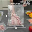 [2024 Q4] 11" x 16" Vacuum Sealer Bags, 100 Count-Ideal for Food Storage, Sous Vide, and Meal Prep, Keep Food Fresh and Nutrients, Wevac Lite