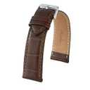 Roder Premium Top Genuine Leather Watch Band – Quick Release Replacement Strap with Stainless Steel Buckle for Men and Women, Stocking Stuffers For Men (Dark Brown, 18MM)