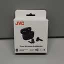 JVC HAD5TB Ultra-Compact IE Bluetooth Earbuds, True Wireless with Charging Case (Olive Black)