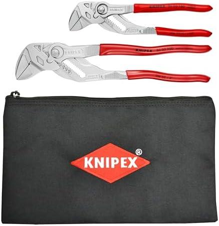 Knipex Tools 9K 00 80 109 US Pliers Wrench 7" and 10" Set with Keeper Pouch (2 Piece)