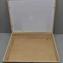 16x20 Inch Shadow Box Depth 4.7in Shadow Boxes Display Cases with Cork Board Backing Rustic Burnt Wood Box for Flowers Bouquet Wedding Picture Photo and Keepsake(Rustic Brown)