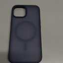 ORETECH Magnetic for iPhone 15 Case, [Compatible with MagSafe][2 Pcs Screen Protectors][15 FT Drop Protection] Frosted Translucent Back, Shockproof, Anti-Scratch Phone Case for iPhone 15, Navy Blue