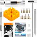 JOREST Watch Link Removal Tool, Watch Band Tool Kit, Repair Kit for Watch Bracelet Adjustment and Replacement and Resizing, With User Manual, Watch Link Remover, 20 PCS Spring Bars, 13 PCS Spare Needle