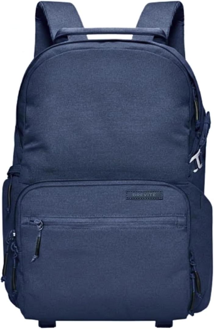 BREVITE Jumper Compact Camera Backpack 2026 Edition: A Minimalist & Travel-friendly Photography Backpack For DSLR Camera & Laptop w/Reinforced Straps & Stiffer Dividers (23L) (Moonlit Blue Color)