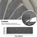 Stair Treads for Wooden Steps - Non Slip Stairs Carpet Tape Peel and Stick with Double Adhesive Tape Set of 15 Leaf -Grey, 15pc - 8" x 30"inch